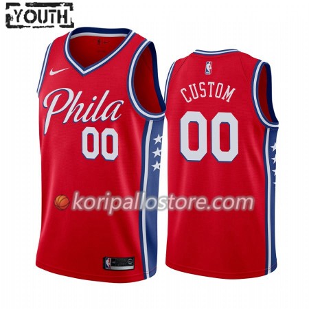 Philadelphia 76ers Custom Nike 2019-2020 Statement Edition Lasten Pelipaidat Swingman